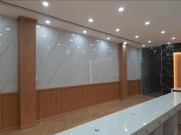 Ốp tường nhựa Nano vân đá mang tới sự sang trọng và hiện đại