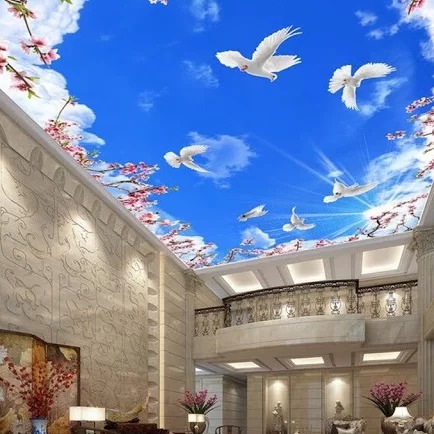 Hoạ tiết hoa văn của trần nhựa thả 3D đa dạng
